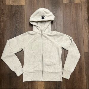 Lululemon zip up hoodie with feathers